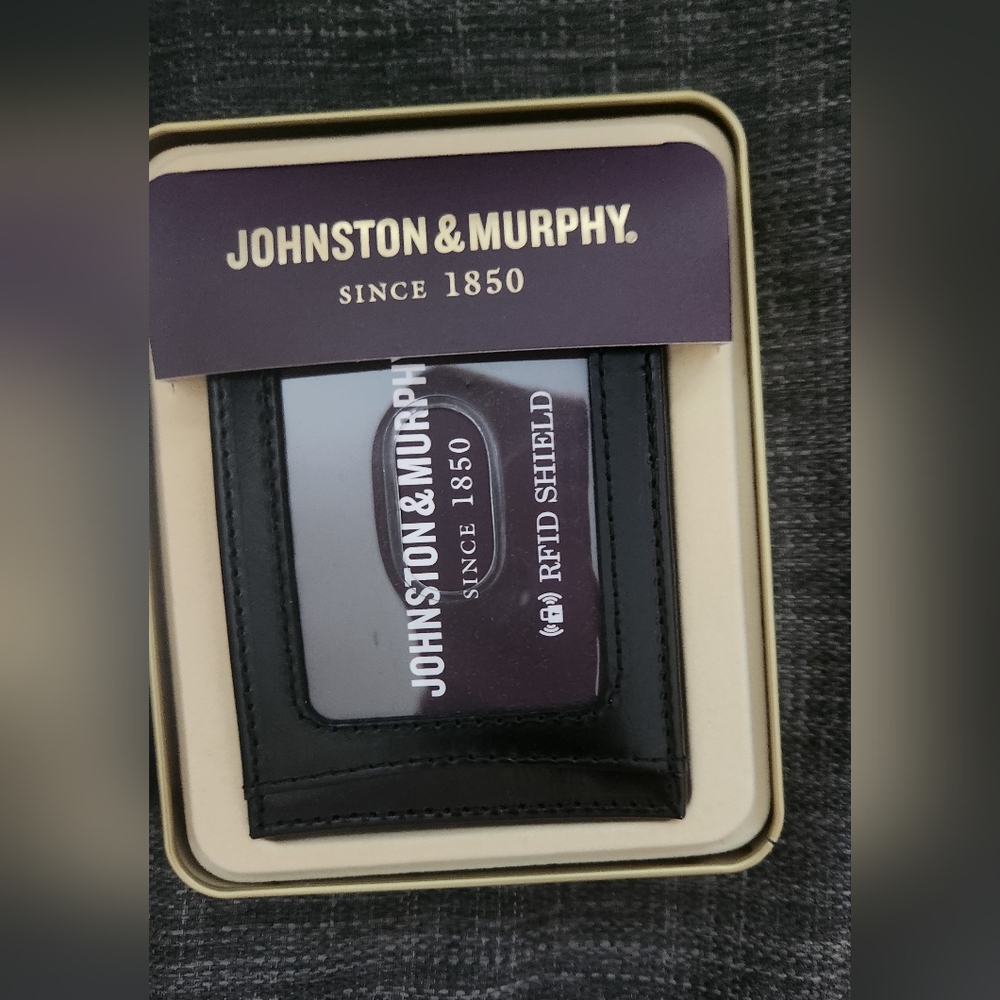 Johnson & Murphy leather cardholder